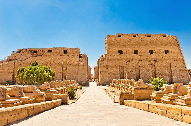 Guided Karnak Temple tour during full day Luxor highlights experience